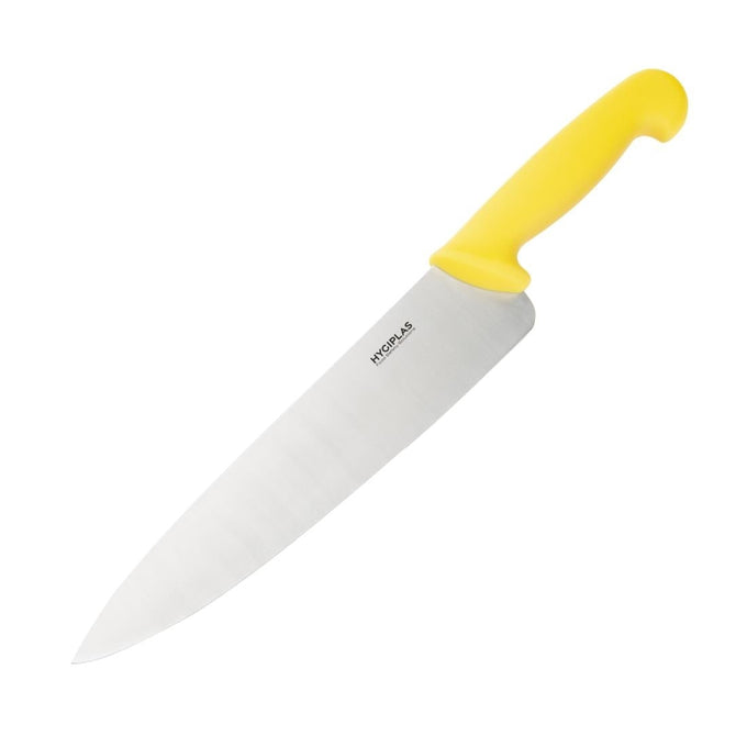 Couteau de cuisine jaune 255 mm - Hygiplas