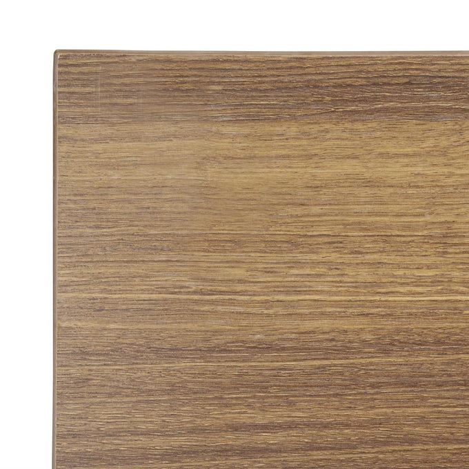 Plateau de table carré 700 mm effet bois chêne rustique - Bolero