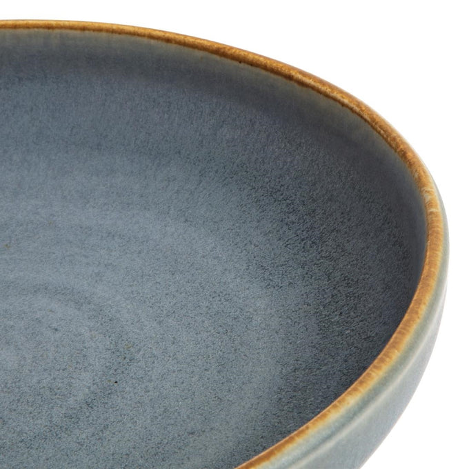 Assiettes creuses calottes bleu granit Canvas 230 mm (lot de 6) - Olympia
