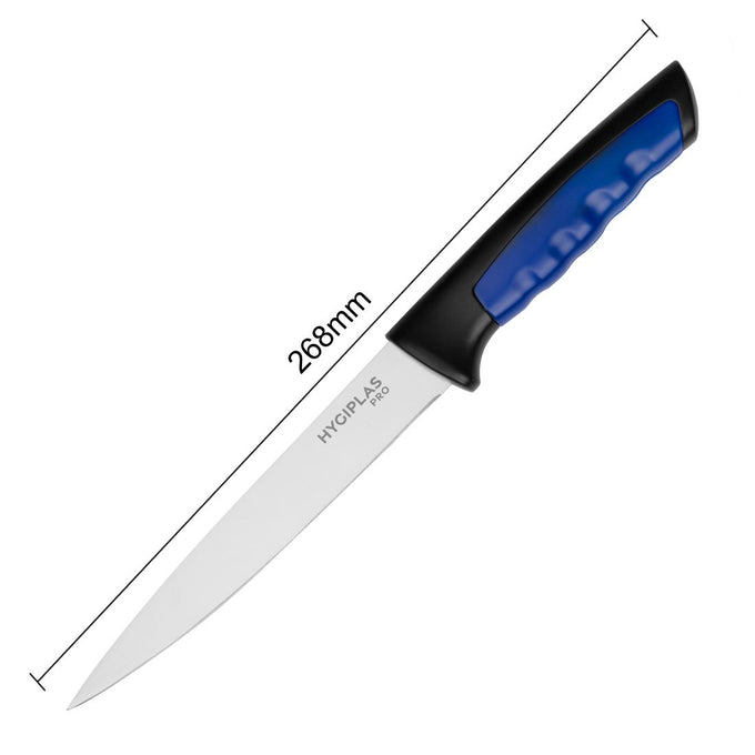 Couteau à filet Pro bleu 15 cm - Hygiplas