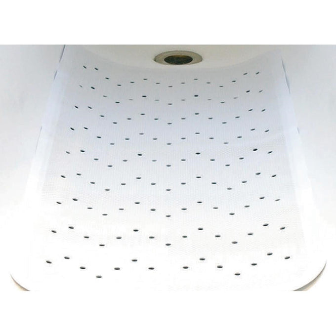 Tapis de bain antidérapant blanc - 740 x 340 mm - Mitre Essentials