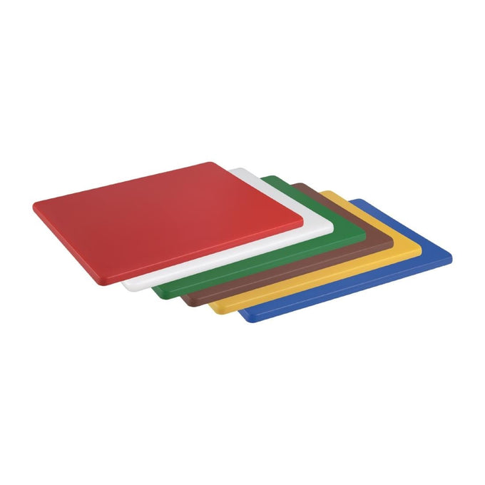 Petite planche à découper basse densité jaune - L 305 x P 229 x H 12 mm - Hygiplas