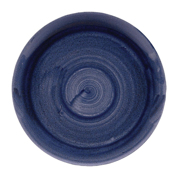 Assiettes rondes Stonecast Patina Cobalt 288 mm (lot de 12) - Churchill
