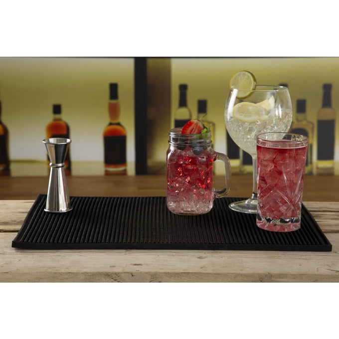 Tapis de bar en caoutchouc 450 × 300 mm - Olympia