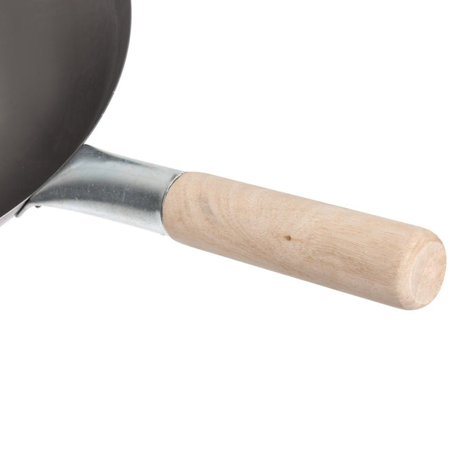 Wok conique en acier doux 356 mm - Vogue