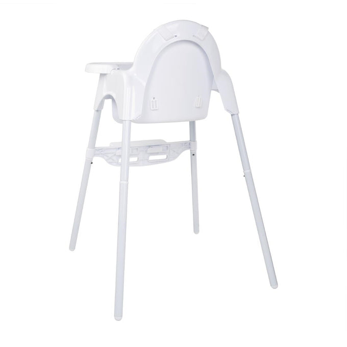 Chaise haute bébé blanc brillant - Bolero