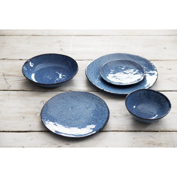 Assiettes plates Denim Blue 285 mm (lot de 4) - Olympia