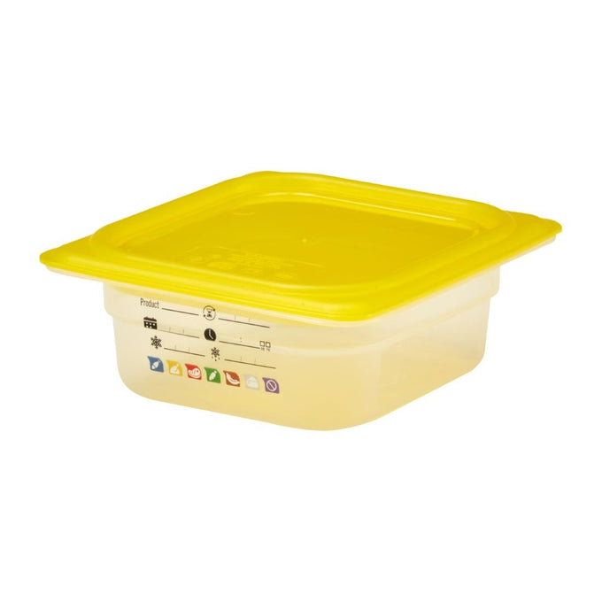 Bac en polypropylène Safetrak IML GN 1/6 65 mm - Cambro
