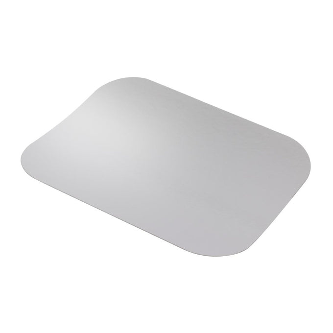 Couvercles en papier pour barquettes en aluminium de 250 ml (lot de 1000) - Fiesta Recyclable