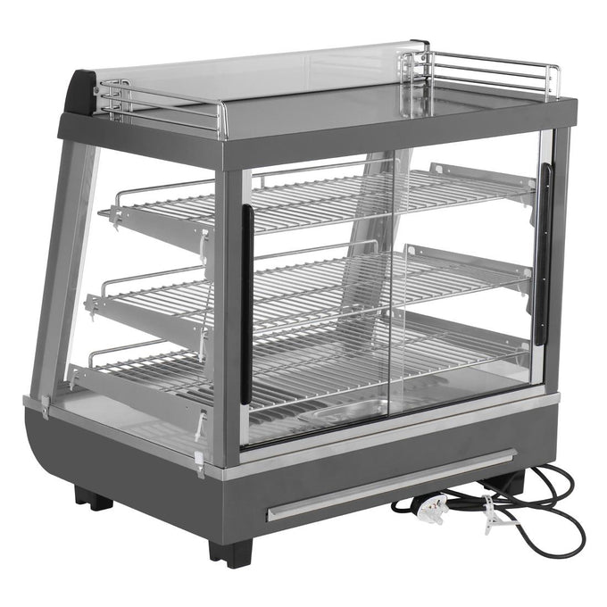 Vitrine chauffante portes avant et arrière 96 L - Buffalo