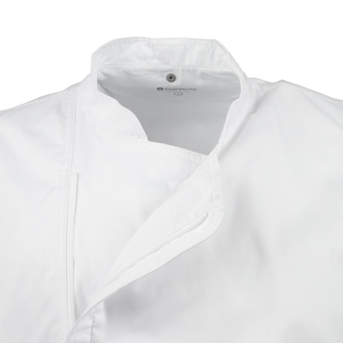 Veste de cuisine mixte Cool Vent Urban Springfield blanche - Chef Works