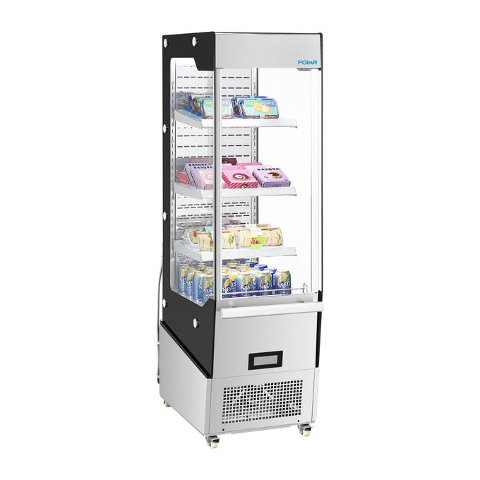 Vitrine réfrigérée positive libre-service Slimline série G avec porte 220 L - Polar