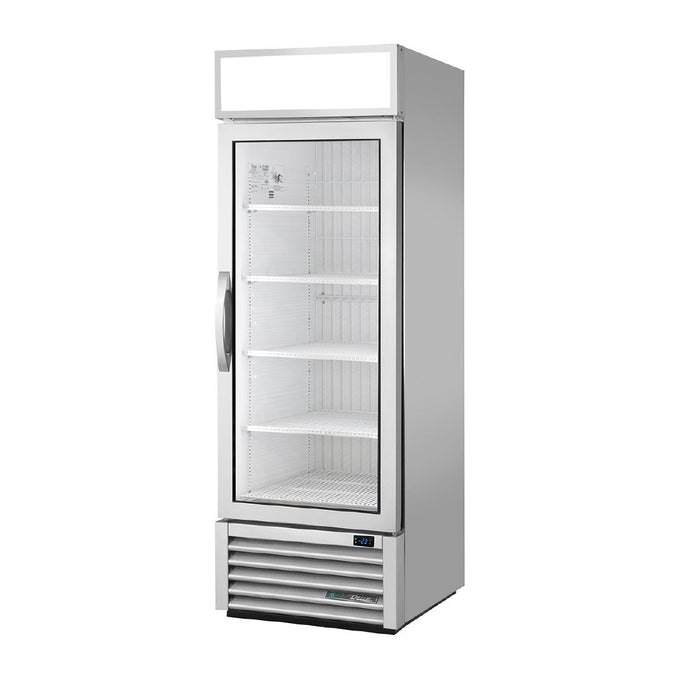 Vitrine réfrigérée négative libre service 1 porte GDM-23F-HC-FGD01-ALU - True