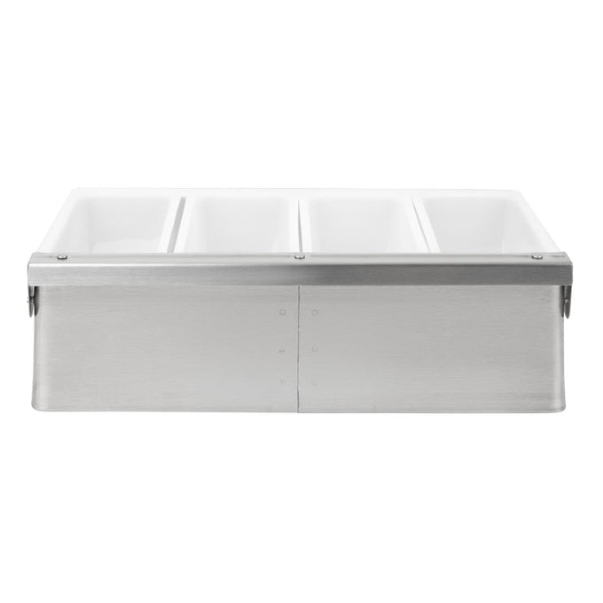 Boîte à compartiments en inox 4 × 568 ml - Beaumont