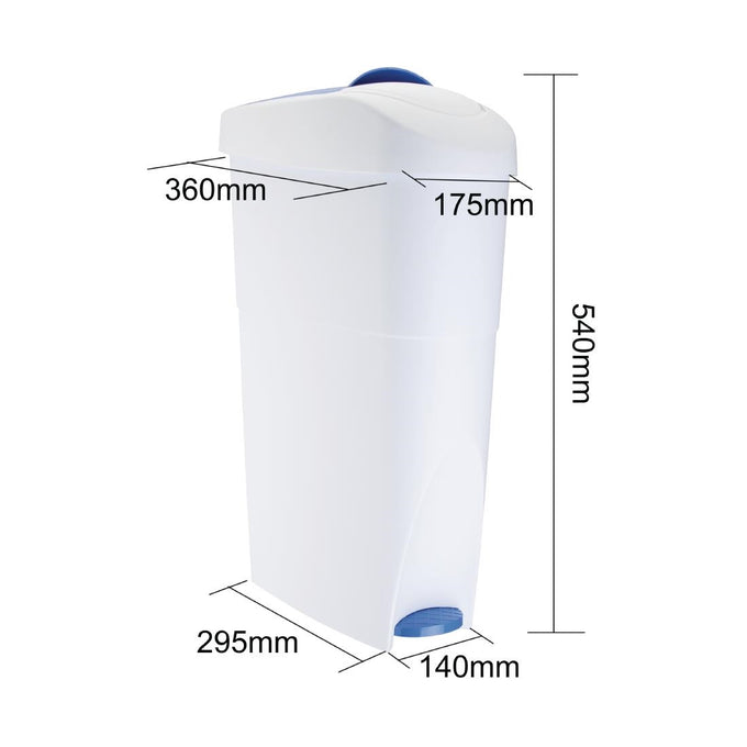 Poubelle sanitaire 18 L - Jantex