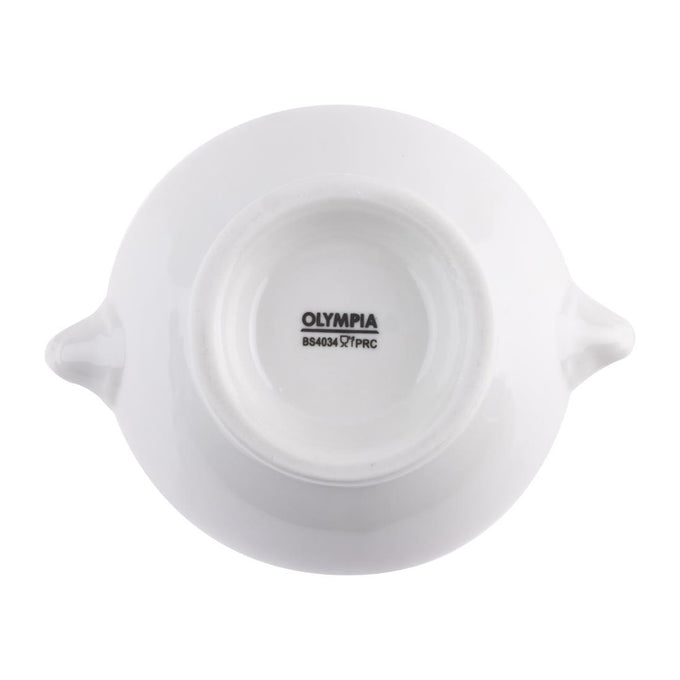 Bols À Soupe Tête De Lion Whiteware 475 ml (lot de 6) - Olympia