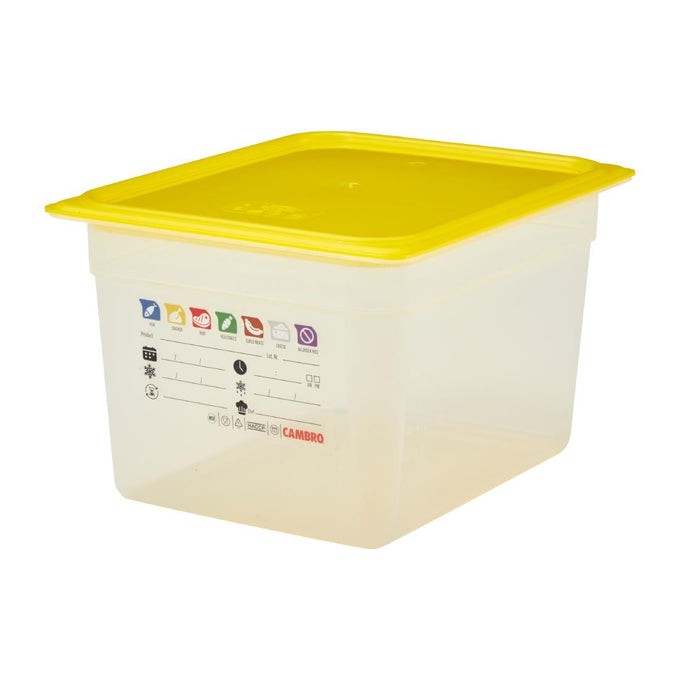 Bac en polypropylène Safetrak IML GN 1/2 200 mm - Cambro