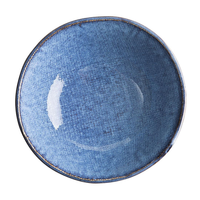 Bols plats Denim Blue 160 mm (lot de 6) - Olympia