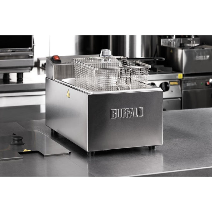 Friteuse de comptoir simple avec panier 5 L - Buffalo