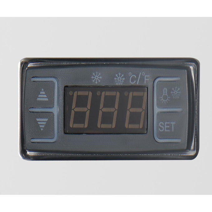 Vitrine de comptoir positive Série G carrée noire 160 L - Polar