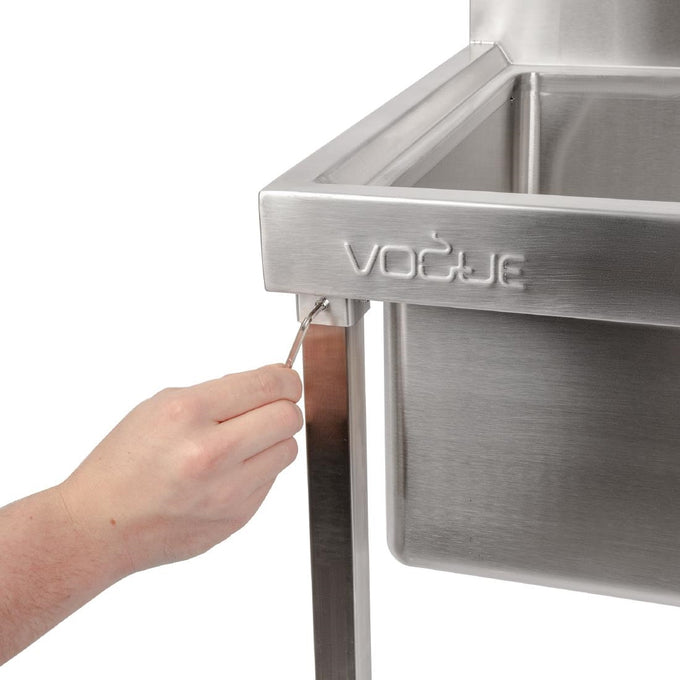 Bac vide seaux en acier inoxydable - Vogue