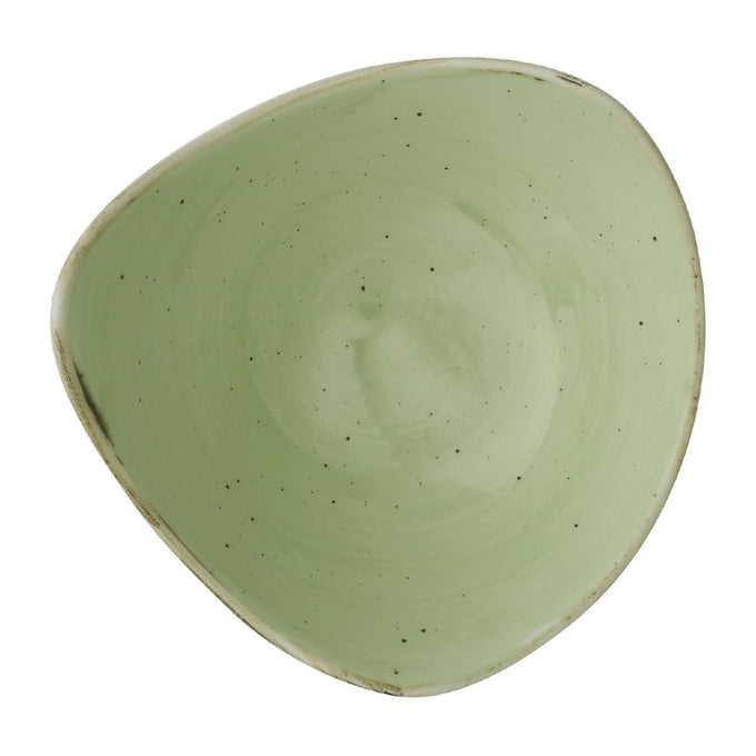 Bols triangulaires Stonecast Sage Green 185 mm (lot de 12) - Churchill