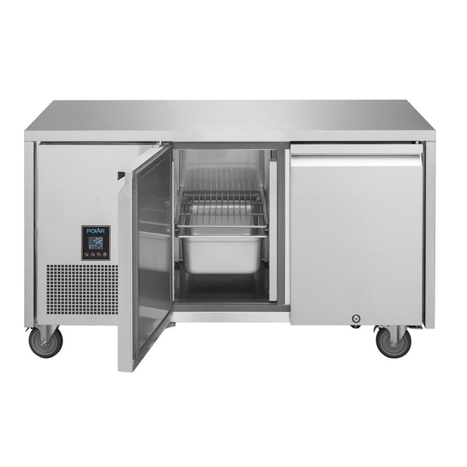 Table réfrigérée positive 2 portes Serie U Premium 267 L - Polar