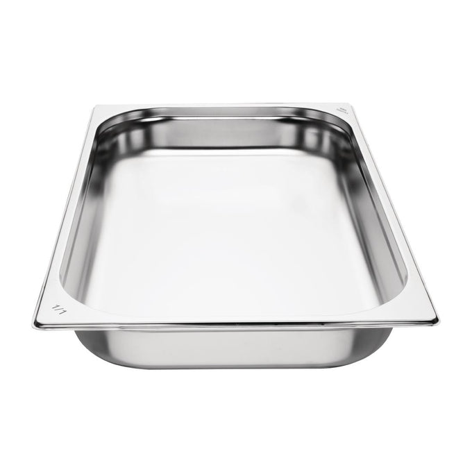 Bacs GN 1/1 inox 65 mm (lot de 3)