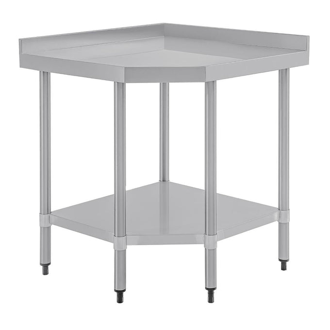 Table d'angle inox 600 mm - Vogue