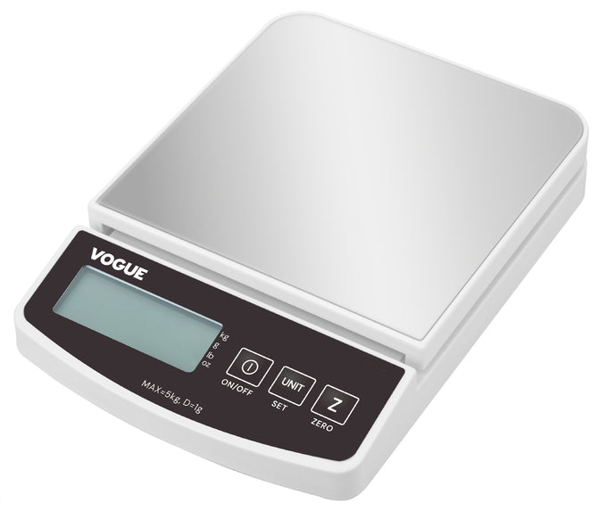 Balance électronique 5 kg graduations 1 g - Vogue