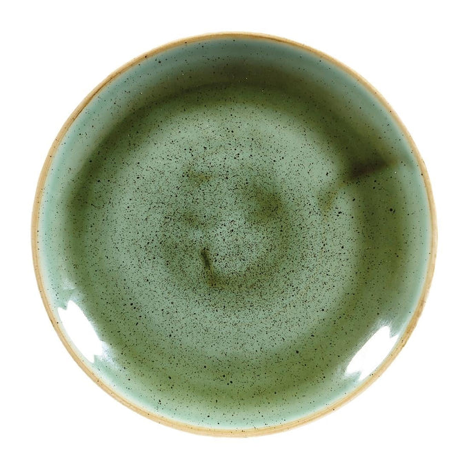 Assiettes rondes Stonecast Samphire Green 165 mm (lot de 12) - Churchill