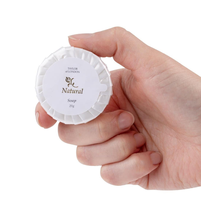 Savons enveloppés de papier Natural Taylor of London (lot de 100)