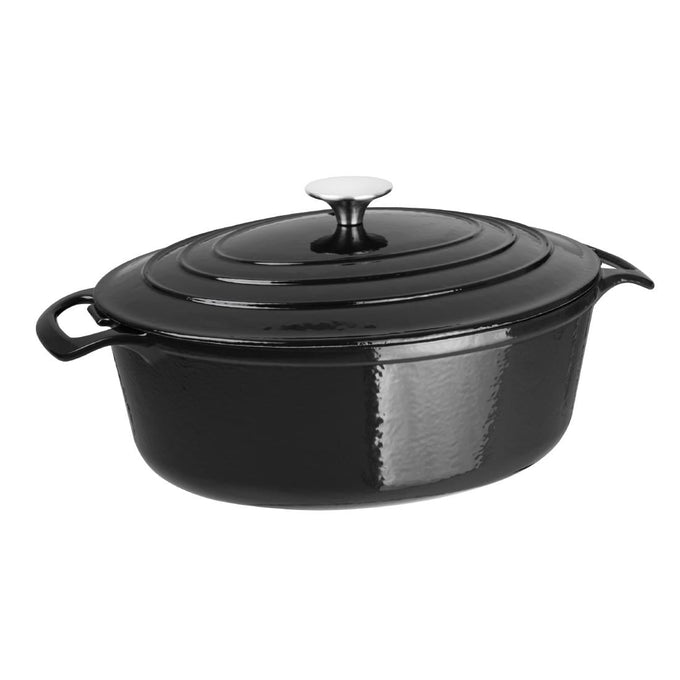 Cocotte ovale noire 5 L - Vogue