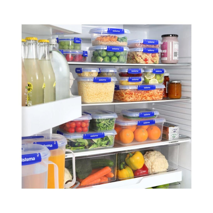 Boîte alimentaire rectangulaire Klip It Plus 2,2 L - Sistema