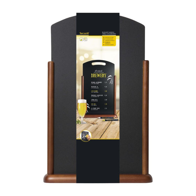 Chevalet de table avec poignée wengé XL - Securit
