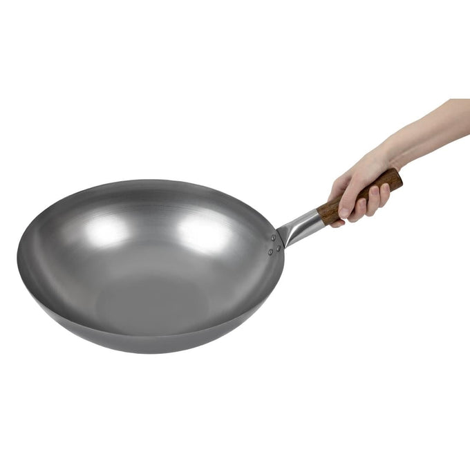 Wok fond hémisphérique 38 cm (Ø) - London Wok