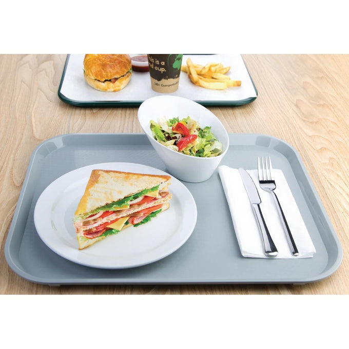 Plateau self-service Kristallon gris 350 × 450 mm - Olympia