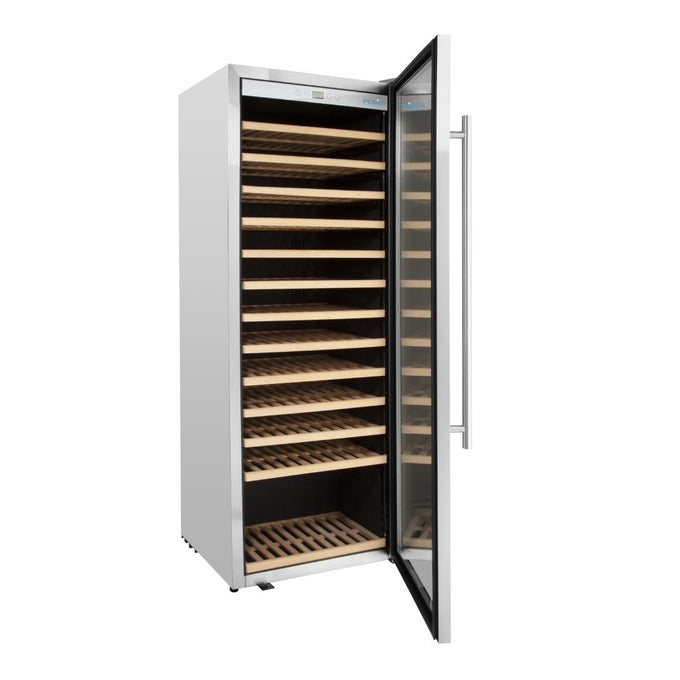 Cave à vin inox une zone Série G 118 bouteilles - 330 L - Polar