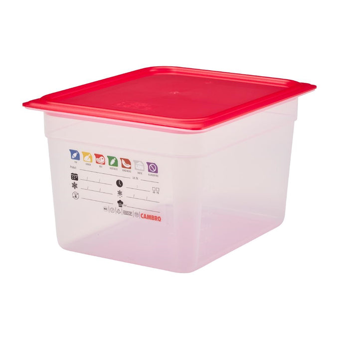Bac en polypropylène Safetrak IML GN 1/2 200 mm - Cambro