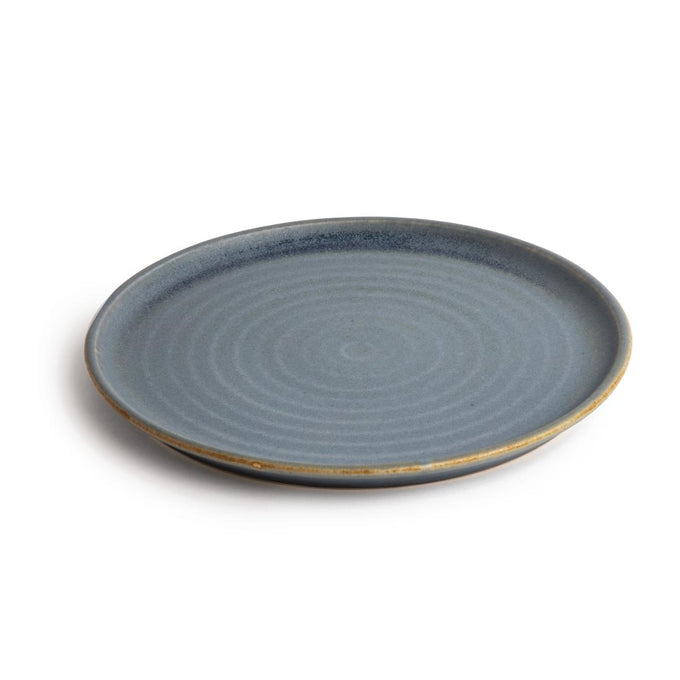 Assiettes plates granit bleu Canvas 265 mm (lot de 6) - Olympia