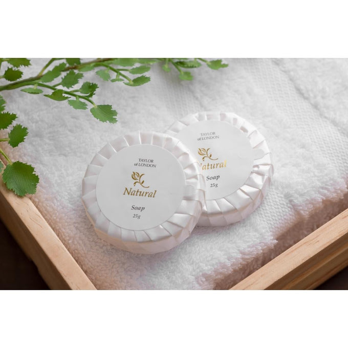 Savons enveloppés de papier Natural Taylor of London (lot de 100)