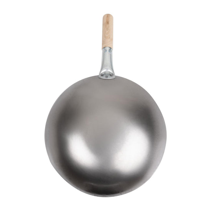 Wok conique en acier doux 356 mm - Vogue