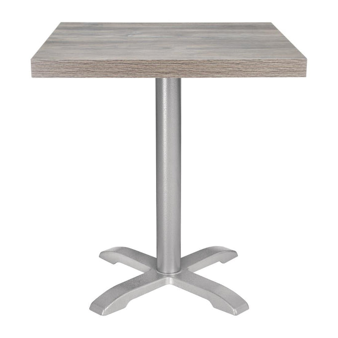 Pied de table en fonte gris - L 611 x P 611 x H 720 mm - Bolero