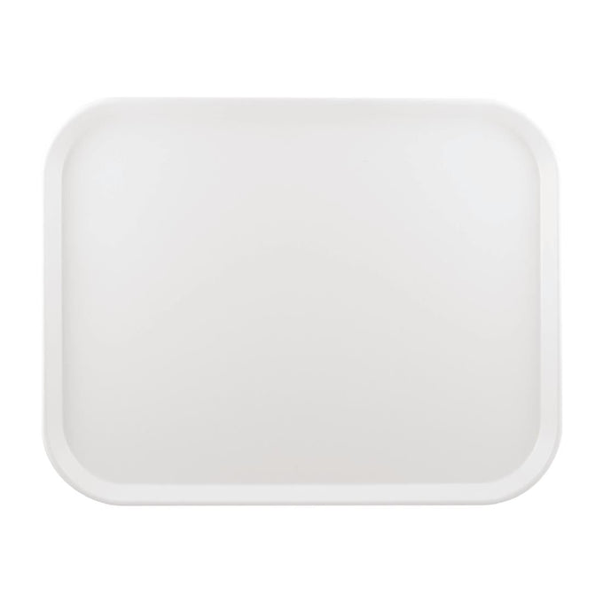 Plateau de service en polyester America 460 × 360 mm blanc - Roltex