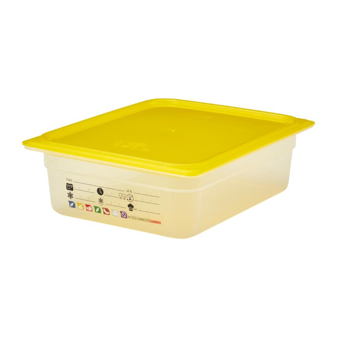 Bac en polypropylène Safetrak IML GN 1/2 100 mm - Cambro