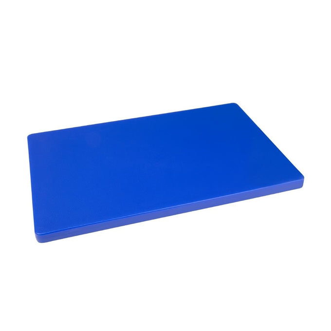Planche à découper standard épaisse basse densité bleue - Hygiplas