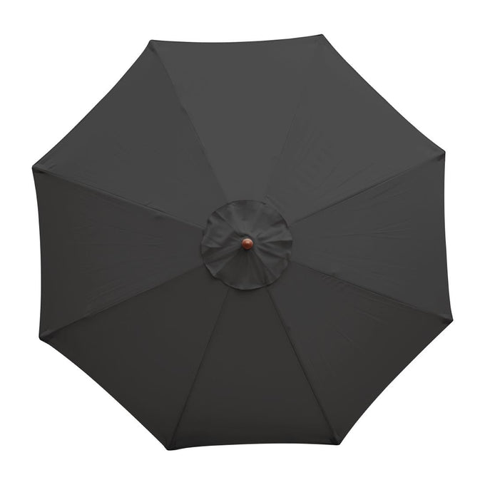 Parasol rond noir 3m - Bolero