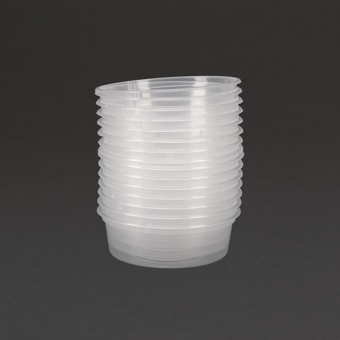 Pots à sauce micro-ondables en plastique 50 ml (lot de 100) - Fiesta Recyclable