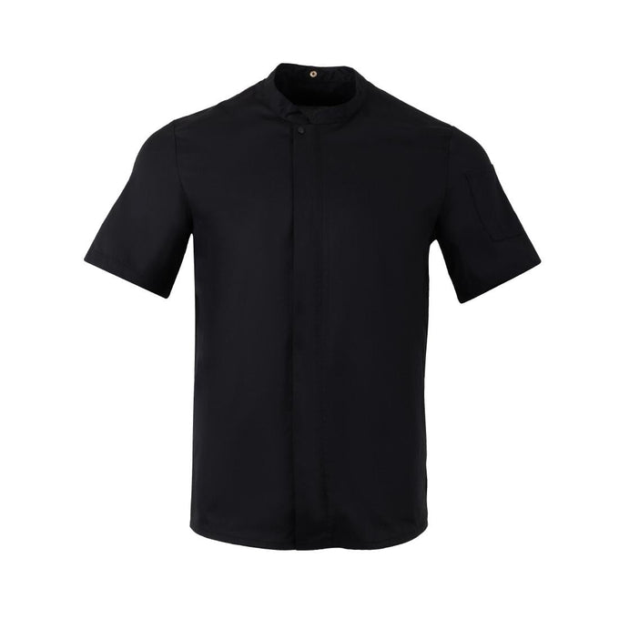 Veste de cuisinier en maille à manches courtes Harlem noire - Southside