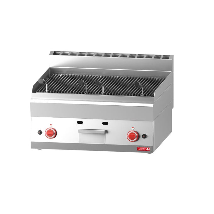 Grillade pierre de lave gaz 650 65/70GRL - Gastro M